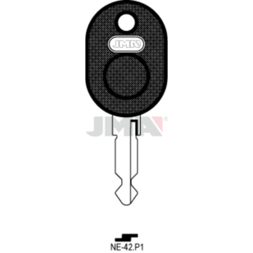 Chei Otel Plastic Negru NE-42.P1